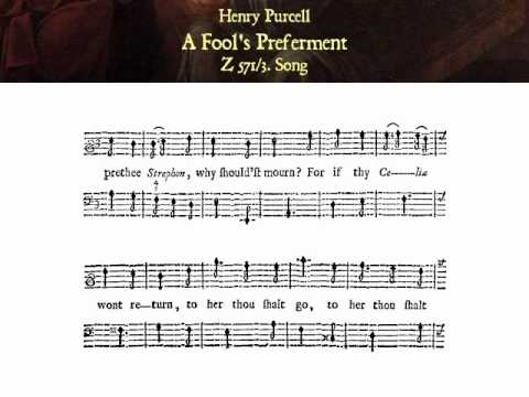 Purcell: Z 571/3. Fled is my love (A Fool's Preferment) - Covey-Crump (Hogwood)