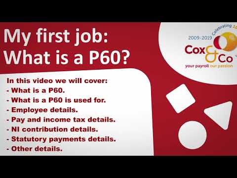 What is a P60? (MFJ008) - Subtitled