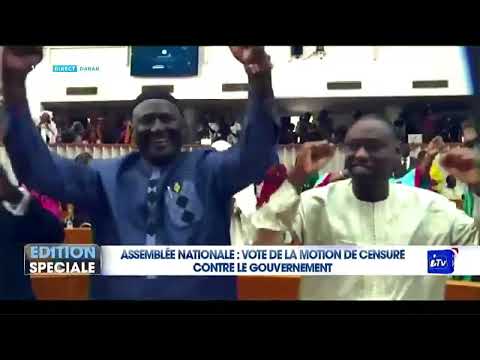 Assemblée nationale après le vote de la motion de censure : Fii Nio ko mom...