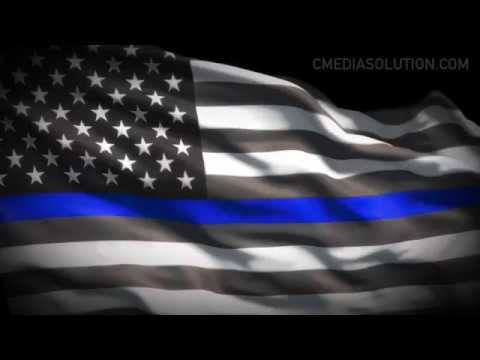 The Thin Blue Line—Flag Loop - Creative Media Solutions