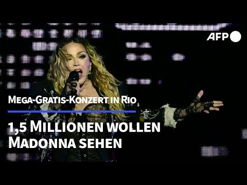 Madonna gibt Mega-Gratis-Konzert in Rio | AFP