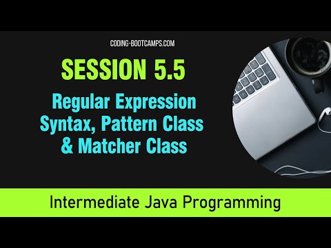 Intermediate Java Programming Session 5 5 Regular Expression Syntax Pattern Class Matcher Class