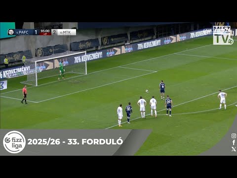 FC Puskás Akadémia Felcsút 2-2 MTK Magyar Testgyakorlók Kore Budapest