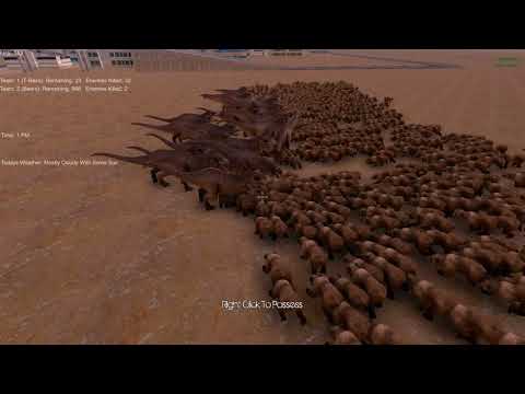 25 T-Rex vs 1000 Bear - Ultimate Epic Battle Simulator
