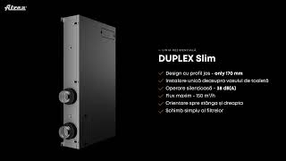 Recuperatoare de caldura centralizate DUPLEX Slim