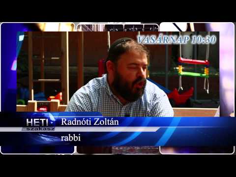 Atv vasárnap 10.30 Hetiszakasz Breuer Péterrel