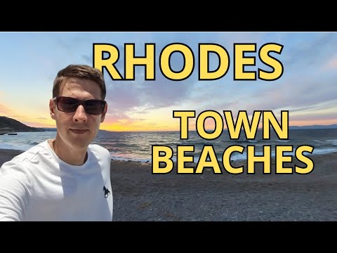 Rhodes Greece 🇬🇷 — Visiting Every Beach in Rhodes City (Which Is the Best?)