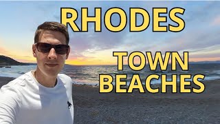 Rhodes Greece 🇬🇷 — Visiting Every Beach in Rhodes City (Which Is the Best?)