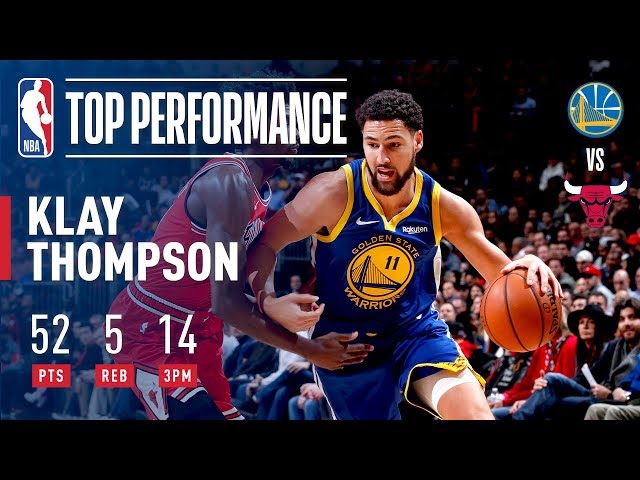 NBA Reliving Klay Thompson's record of most 3pointers