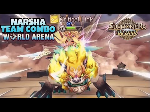 Narsha Team Combo in World Arena Ep. 2 - Summoners War