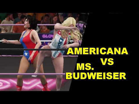 GLOW 1985 Americana vs Ms Budweiser