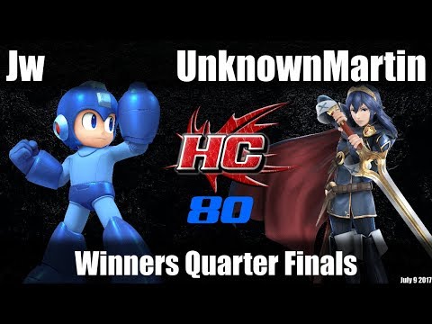 HC80 Smash4 - WQF Bo3: Jw (Mega Man) vs UnknownMartin (Lucina)