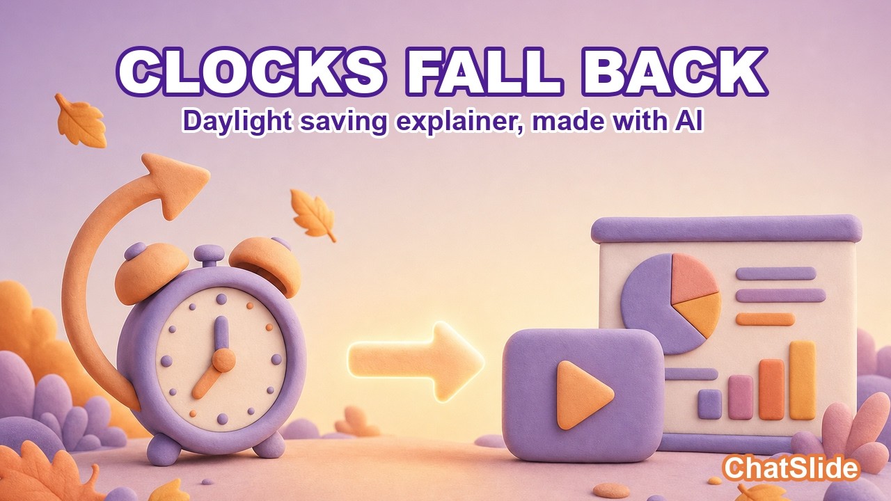 Why Do Clocks Fall Back? Turn It Into a Narrated Video