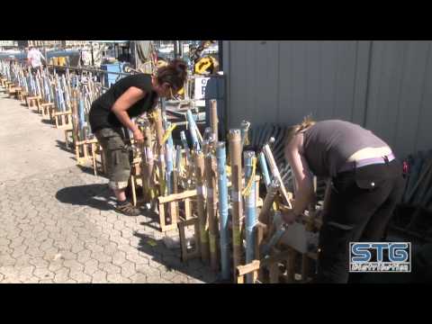 Fêtes de Genève 2012 Montage du Grand Feu d'artifice - Fireworks Setup Geneva Festival Pyrostars