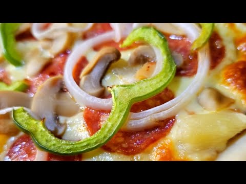 Homemade  Hawaiian Pepperoni Pizza || CookingWithMirah
