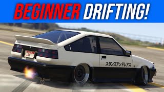 GTA 5: How to DRIFT - BEGINNER Drifting Tutorial! (1/3)