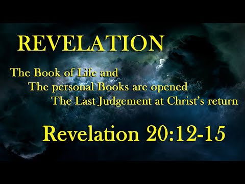 Revelation 20:12-15 The Final Judgment - White Throne. The Books are opened!!