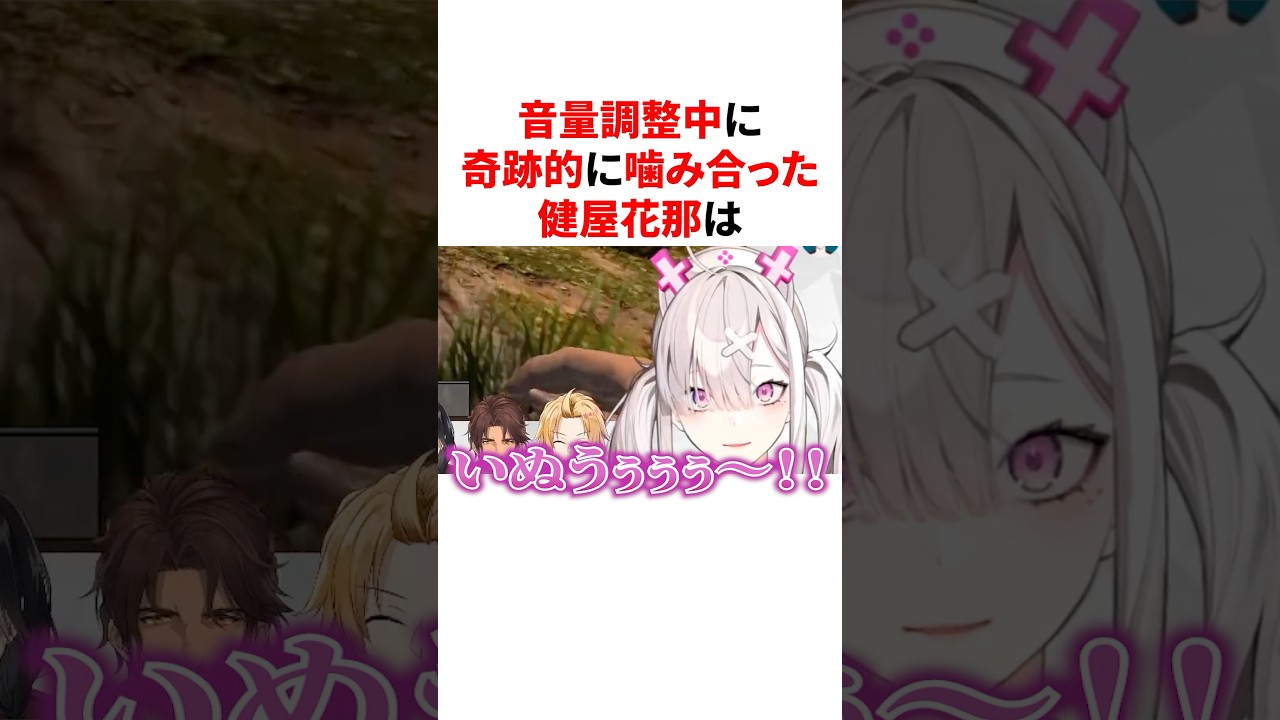 ㊗️60万回再生！！音量調整中に奇跡的に噛み合った健屋花那　VTuber#にじさんじ#雑学#豆知識