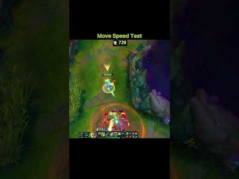 Zeri move speed test  #shorts
