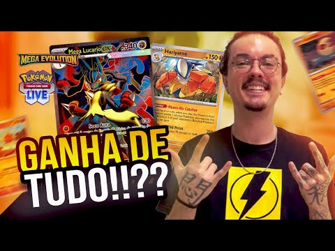 O MELHOR DECK LUTADOR DO FORMATO!!! (Mega Lucario)