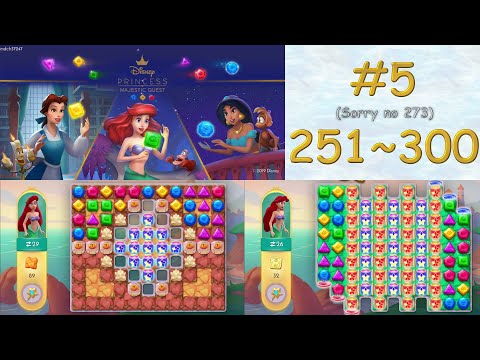 Disney Princess Majestic Quest #5 251~300 Walkthrough