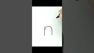 Come trarre un formichiere dalla lettera N Disegno di animali #Shorts