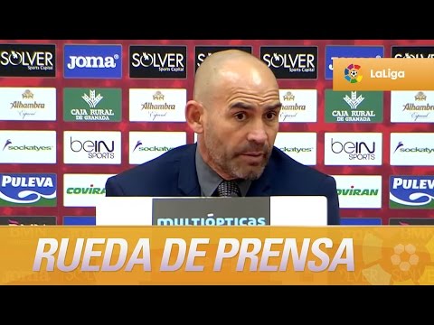 Paco Jémez: "Me quedo con la sensación de que podíamos llevarnos los tres puntos"