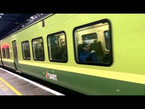 Irish Rail DART 8500/8520 EMU departs Pearse for Malahide (24/2/17)