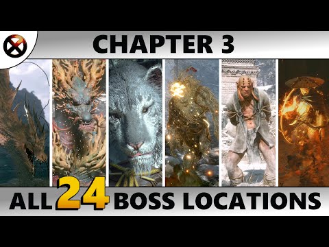 BLACK MYTH WUKONG All Boss Locations (CHAPTER 3) All Hidden, Optional, Secret Bosses