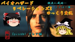 【バイオハザード】ズタボロになりつつ引き続き脱出を目指すお饅頭【ゆっくり実況】