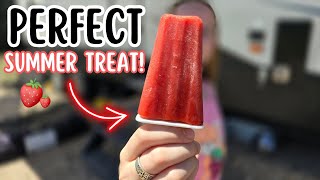 Strawberry Mexican Popsicles | Full-time Rv Living | Rv cooking