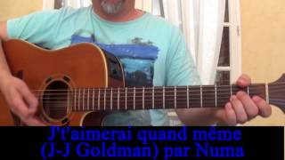 J&#39;taimerai quand même (Jean-Jacques Goldman) reprise guitare voix