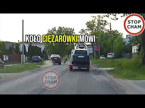 Koło ciężarówki mówi STOP. Tak nie wyprzedzamy #2169 Wasze Filmy