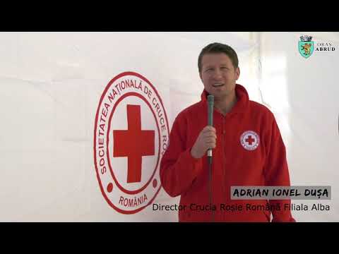 Crucea Roşie Filiala Alba s-a alăturat Primăriei Orașului Abrud