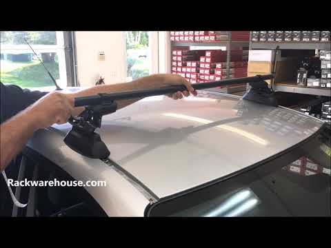 Yakima Skyline 8000148 Roof Rack System with Round Bars for Fixed Points, Tracks, Custom Installs