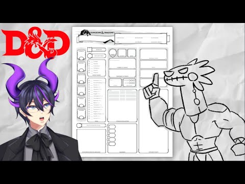 "A Crap Guide to D&D [5th Edition] - Character Sheet" | Kip Reacts to JoCat