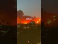 TIMELAPSE FOOTAGE OF THE LA FIRE!🔥😨#shorts
