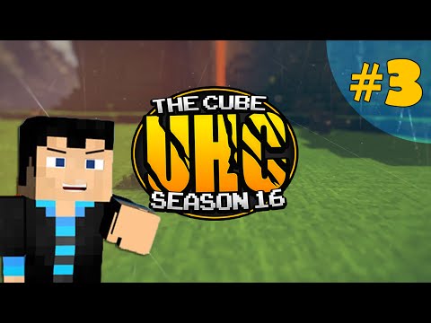 Minecraft Cube UHC Season 16 - Ep 3 - THECAMPINGRUSHER?!
