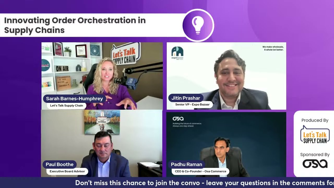 Innovating Order Orchestration in Supply Chains ✈️🚢🚚