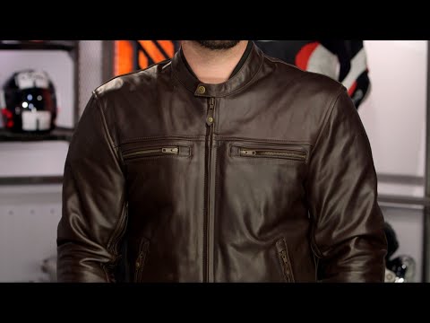 Olympia Bishop Leather Jacket (XL - 4XL) | 34% ($120.00) Off