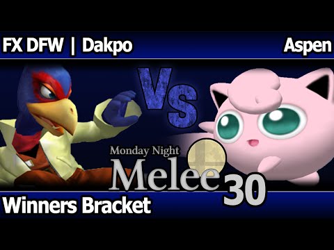 MNM 30 Melee - FX DFW | Dakpo (Falco) vs Aspen (Jigglypuff) - Winners Bracket