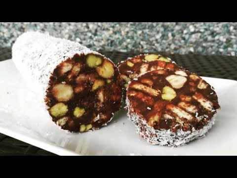 Salam de biscuiti | Salchichon de Chocolate | Biscuit Salami