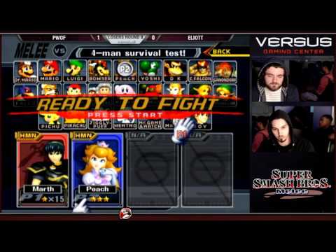 Versus Melee Weekly 1/24/16 - Losers Semis - Prof (Sheik, Marth) vs Eliott (Peach)