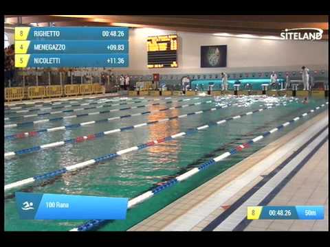 Serie 1 dei 100 Rana  Assoluti Femmine Master - Campionati Regionali Masters 2014 di Veneto e Friul