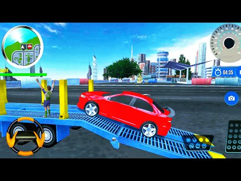 Transport Truck Police Cars Game #1 Police Car Transporter Simulator | US Police Car Transporter