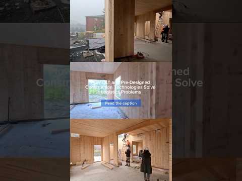 How CLT and Pre-Designed Systems Save Time and Cut Costs #clt #modularhomes #sustainablesolutions