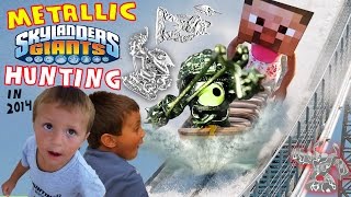 METALLIC Skylanders Giants Hunting!! w/ Water Rides & Hibachi Fun! + CONTEST 4 TOYS R US Shroom Boom