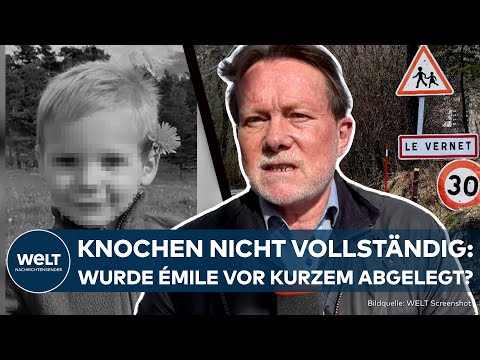 FRANKREICH: Vermisster Emile ist tot, Knochen nicht vollständig - Großvater gerät ins Visier