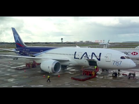 LAN  BUSINESS Class - 787-8 Dreamliner - Flight Report (LA800) Video
