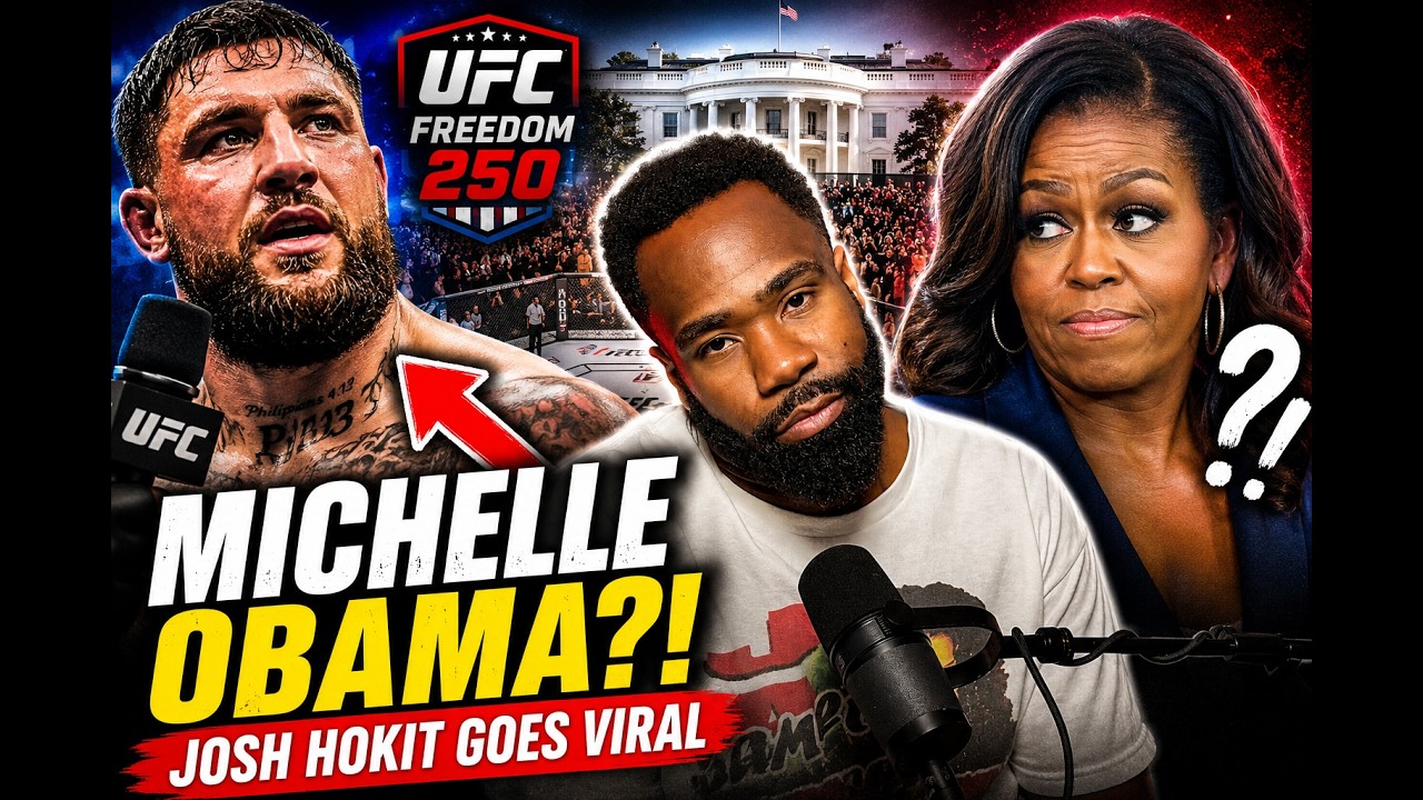 Josh Hokit Goes Viral After Michelle Obama Comments At UFC Freedom 250 😳 #SRP167
